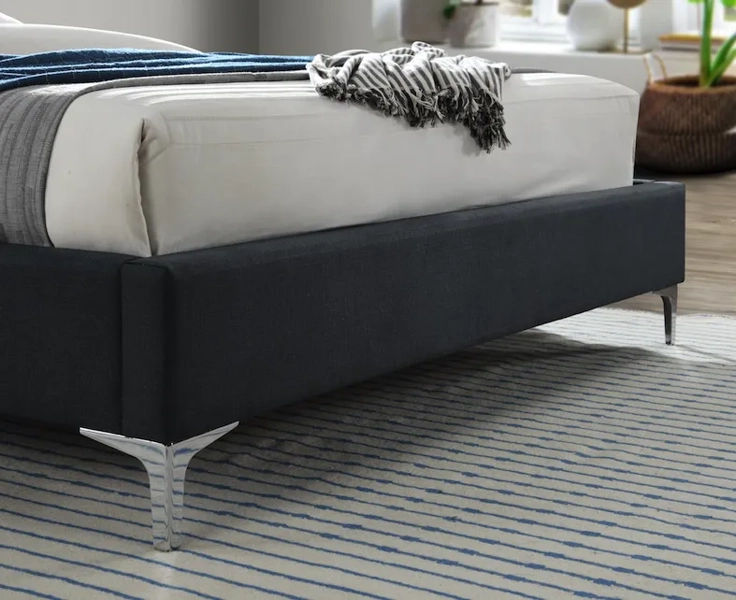 Genoa Charcoal Bed Frame